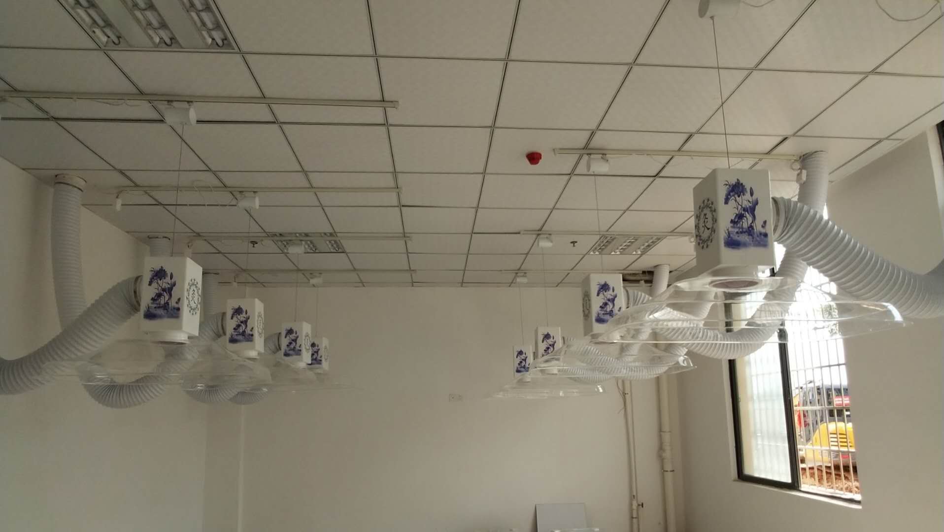江西人民醫(yī)院（華仔）艾灸排煙系統(tǒng)安裝