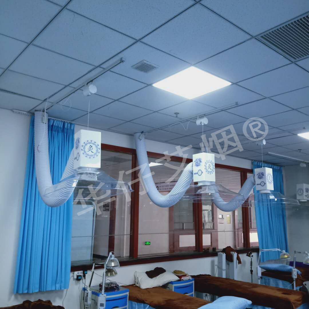 杭州醫(yī)館（華仔）專(zhuān)業(yè)艾灸排煙系統(tǒng)安裝完工